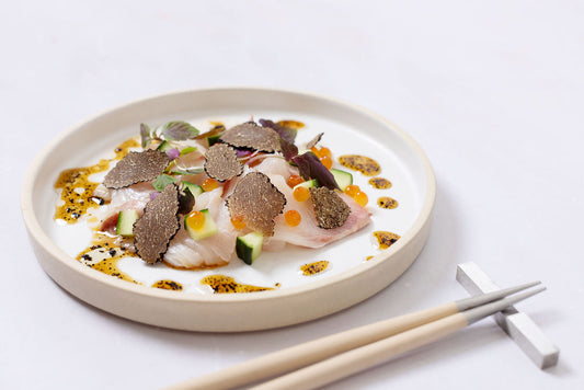 Yuzu Truffle Hamachi Sashimi