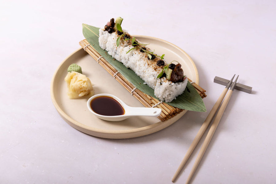 Roasted Mushroom Ura Maki