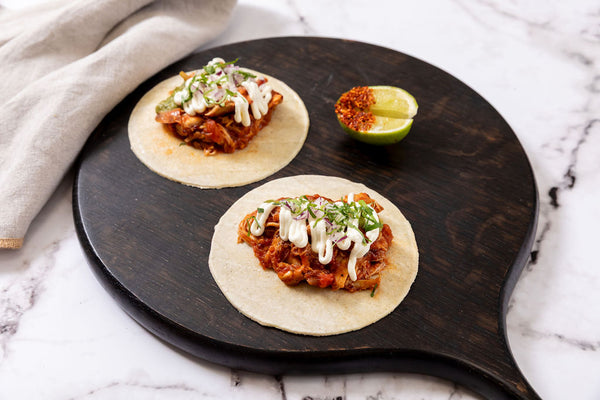Pulled Chicken Tinga Tacos (2 pieces)