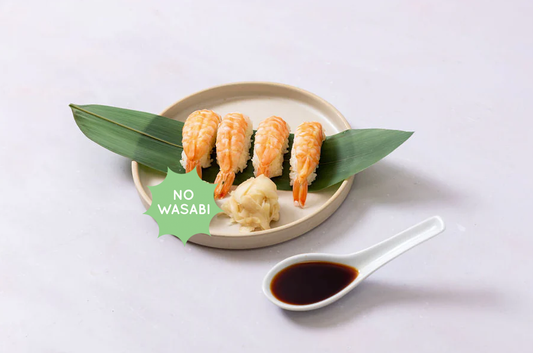 Ebi Nigiri (4 Pieces - No Wasabi)