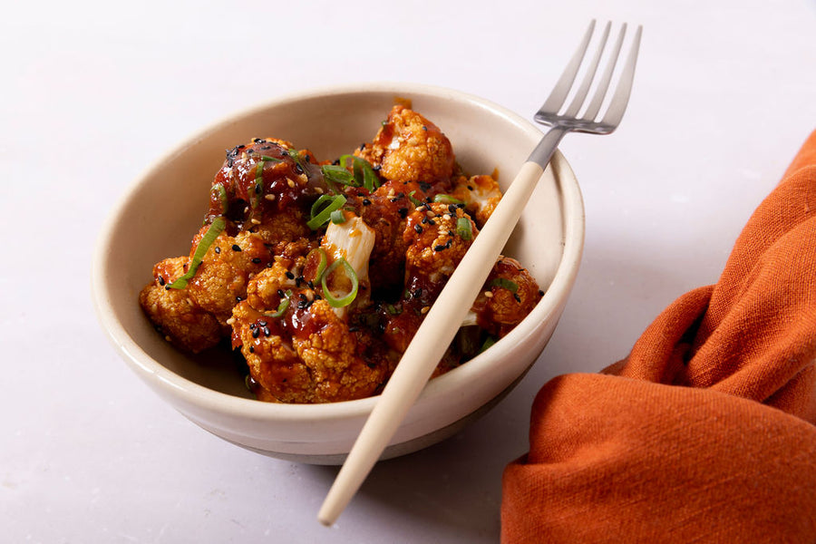 Roasted Korean Cauliflower