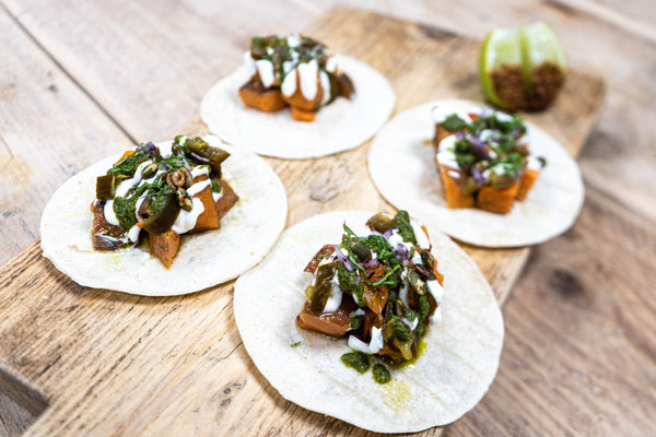 Roasted Sweet Potato Tacos (4 pieces)
