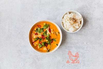Red Thai Curry & Steamed Jasmine Rice - Chicken