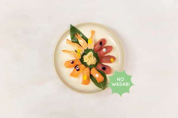 Sushi Nigiri Platter (12 Pieces - No Wasabi)