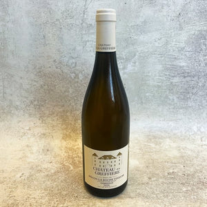 Macon 'La Roche Vineuse', Chateau de la Greffiere, Burgundy, France 2020. Bright and golden in colour, with great minerality, mouth-watering grapefruit & mandarin flavour with ripe citrus aromas. 750ml/13% ABV.