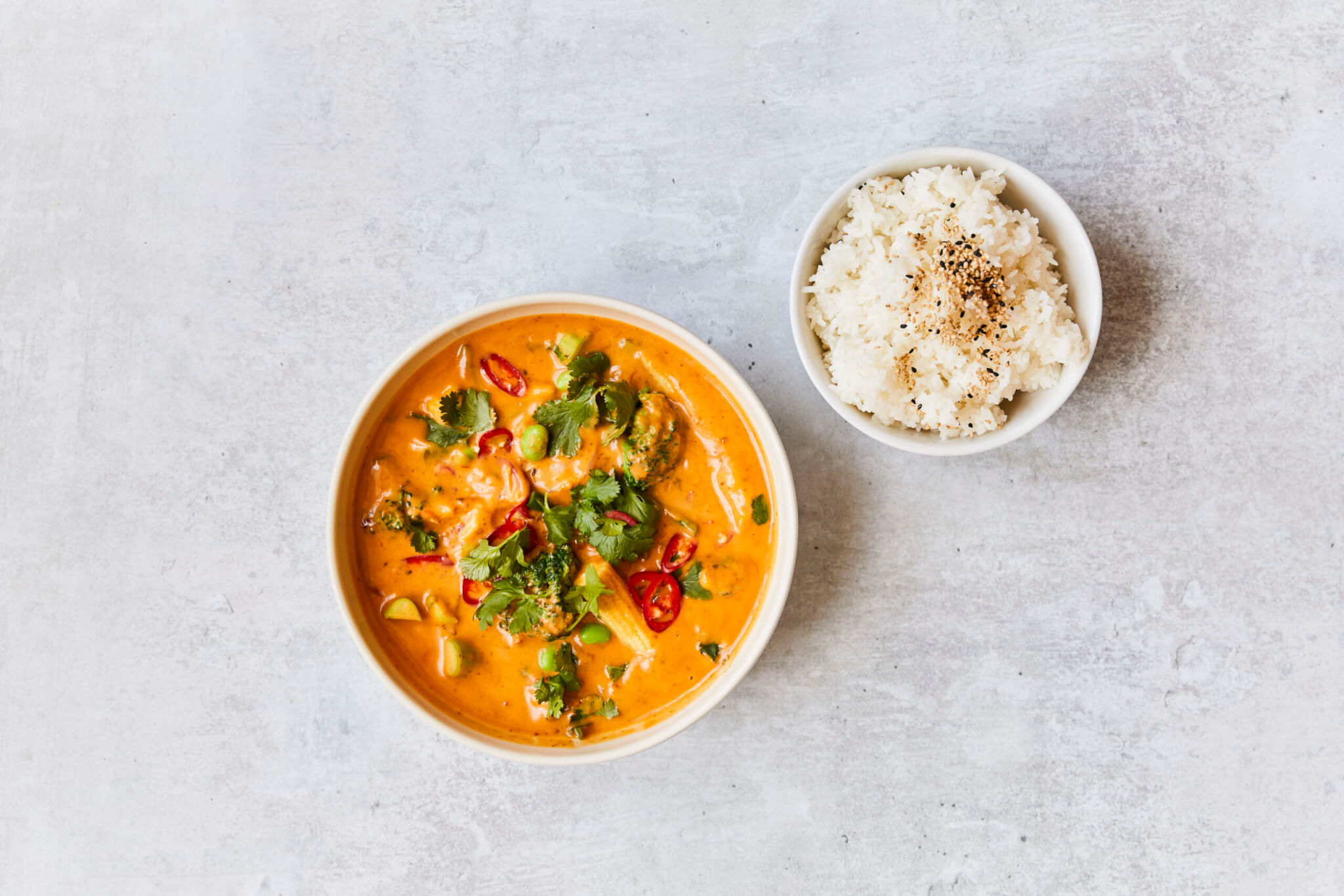 Thai Red Curry with Jasmine Rice